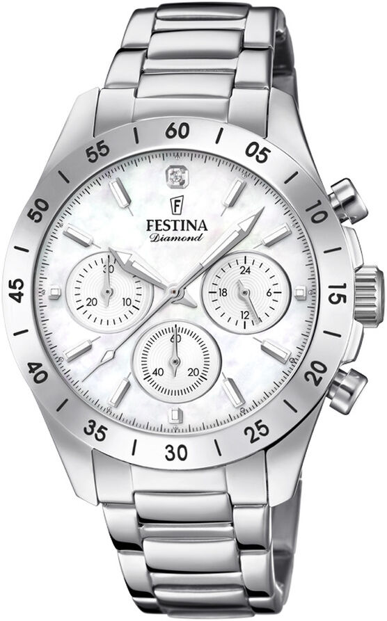 FESTINA Montre Festina femme chronographe acier- MATY