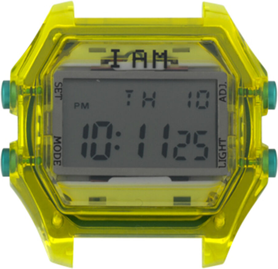 IAM BoÃ®te de montre IAM large polycarbonate jaune