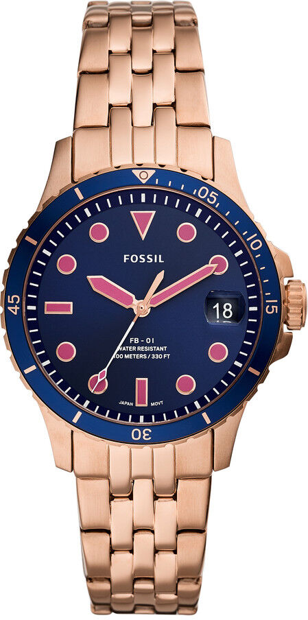 FOSSIL Montre FOSSIL Bracelet Acier inoxydable- MATY