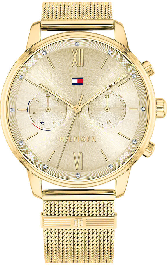 TOMMY HILFIGER Montre Tommy Hilfiger femme acier dorÃ© jaune- MATY