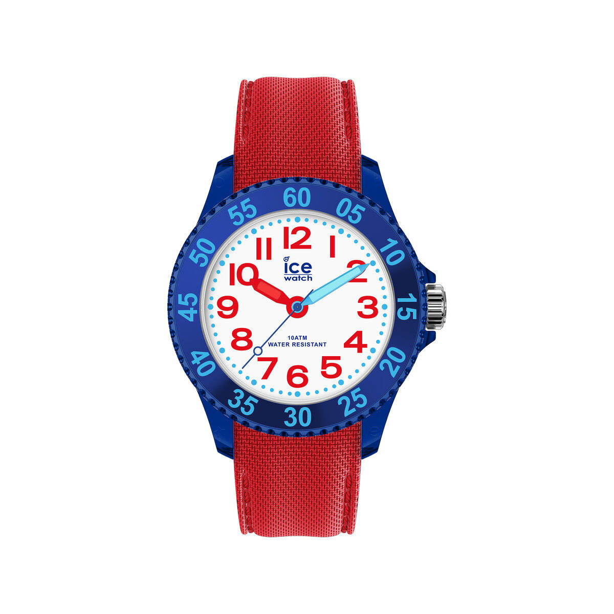 Ice-Watch ICE WATCH Montre Ice Watch extra small enfant plastique bleu silicone rouge- MATY