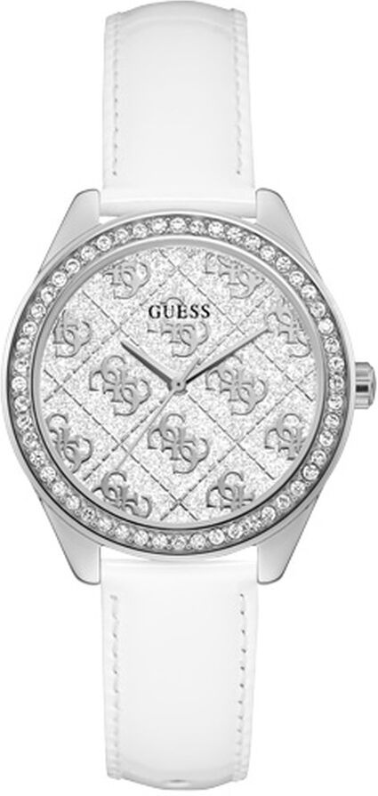 GUESS Montre Guess femme acier cuir blanc- MATY