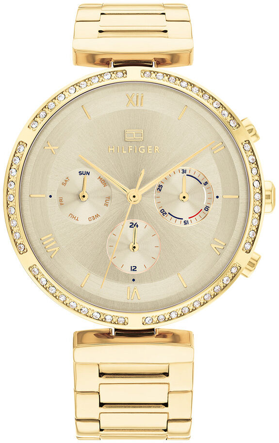 TOMMY HILFIGER Montre Tommy Hilfiger femme acier dorÃ© jaune- MATY