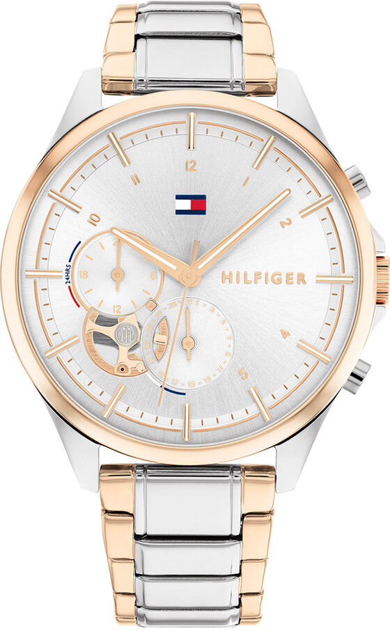 TOMMY HILFIGER Montre Tommy Hilfiger femme acier bicolore rose- MATY