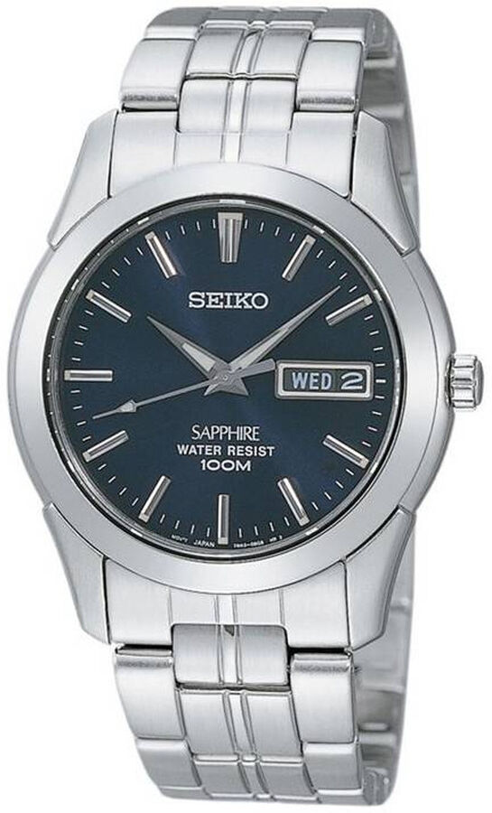 Seiko Montre Seiko homme acier bracelet acier- MATY