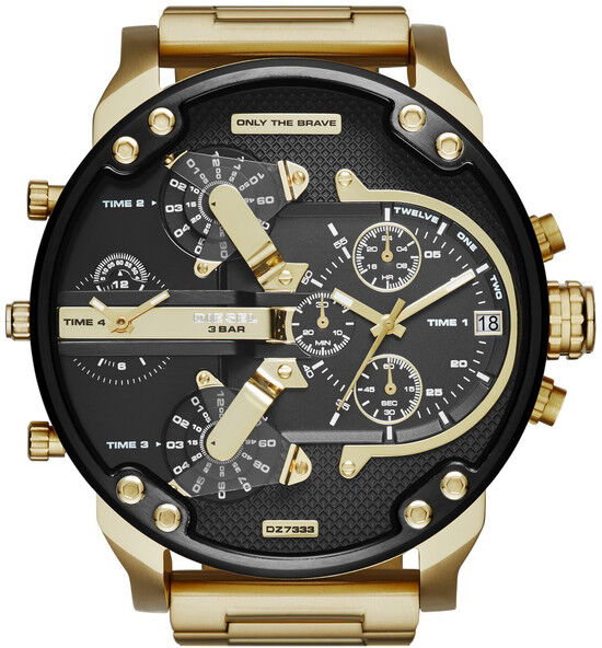 DIESEL Montre Diesel homme acier dorÃ©- MATY