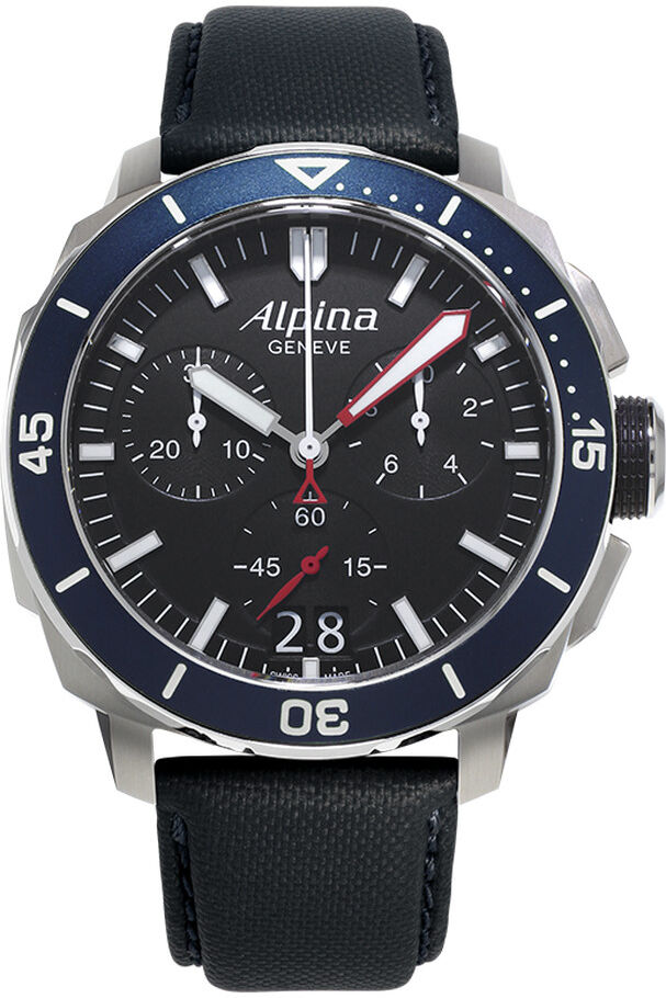 ALPINA Montre Alpina homme chronographe acier- MATY