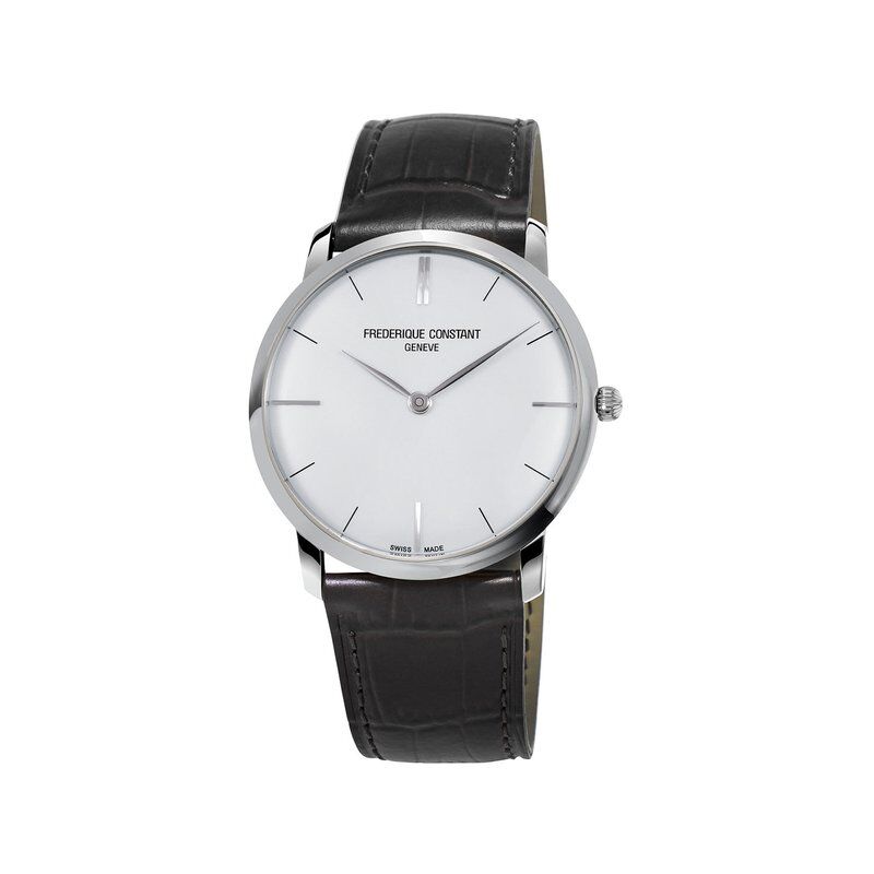 FREDERIQUE CONSTANT Montre FrÃ©dÃ©rique CONSTANT acier cuir- MATY