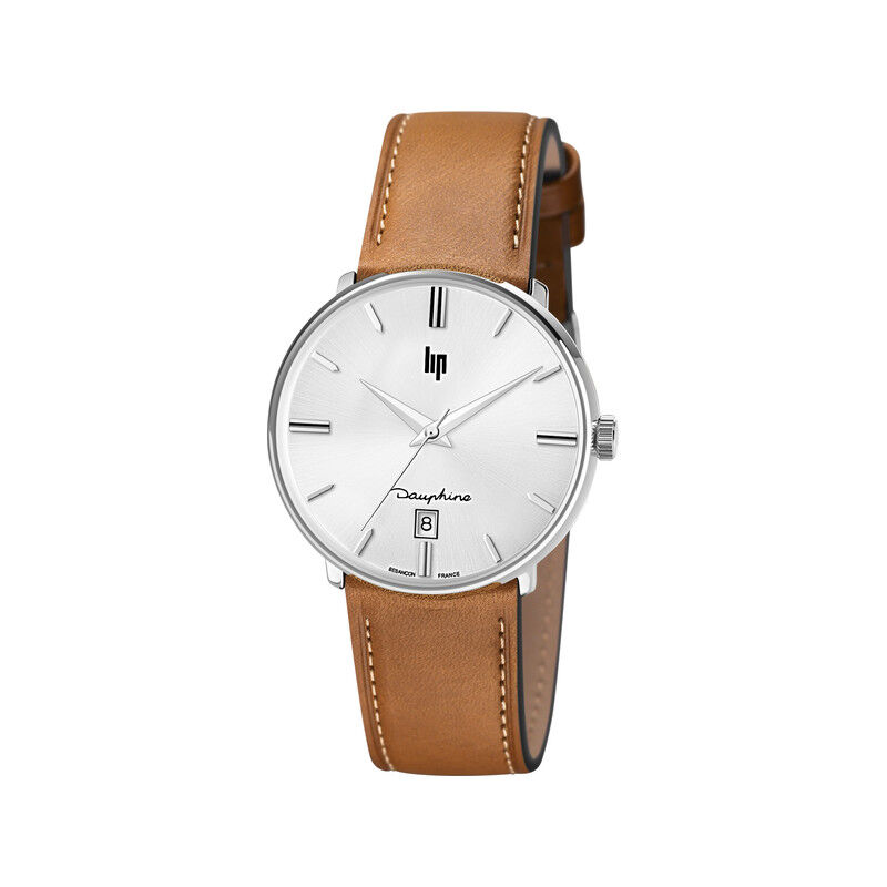 LIP montre Lip homme acier cuir