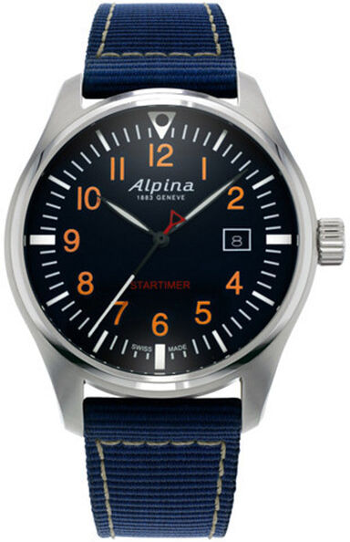 ALPINA Montre Alpina homme acier nylon- MATY