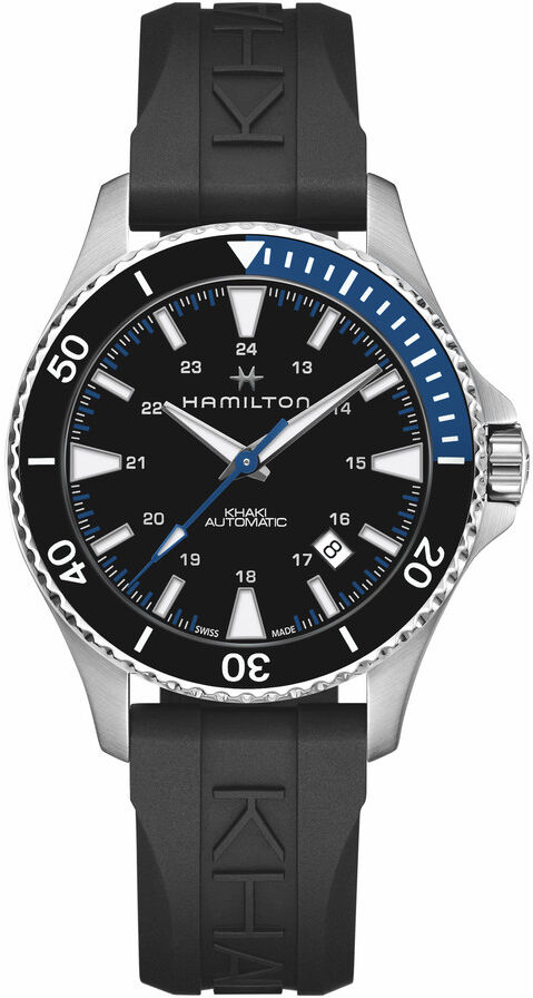 HAMILTON Montre Hamilton homme automatique acier caoutchouc- MATY