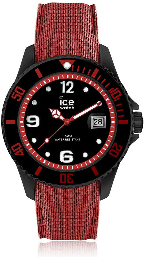 Ice-Watch ICE WATCH Montre Ice-Watch homme large silicone rouge- MATY