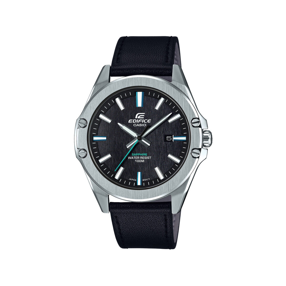 EDIFICE Montre Edifice homme acier cuir noir- MATY