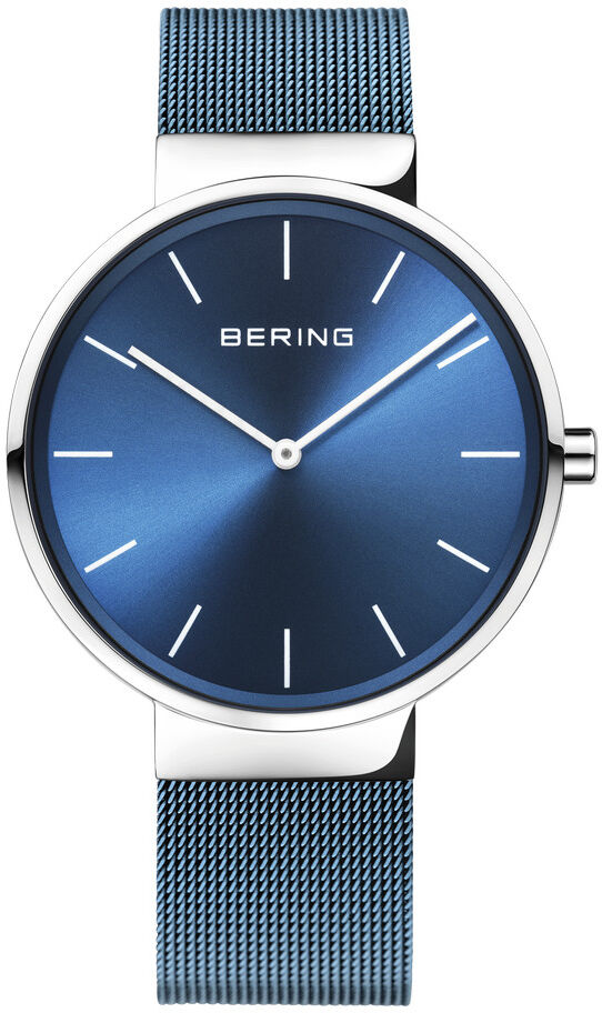 BERING Montre Bering homme acier milanais bleu- MATY