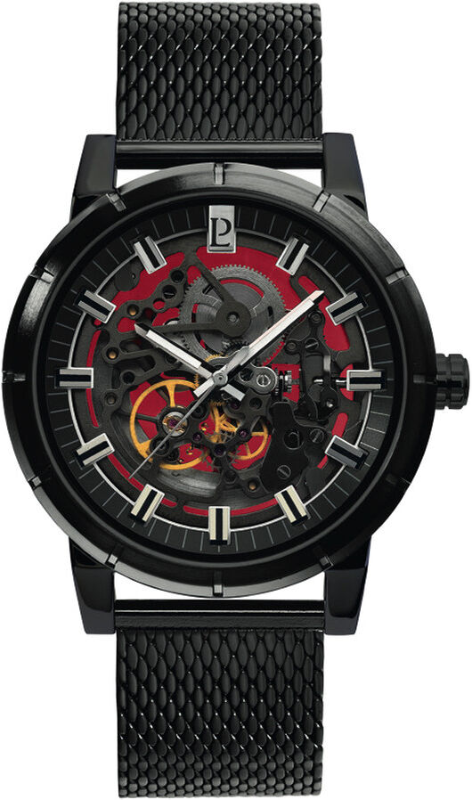 PIERRE LANNIER Montre Pierre Lannier homme automatique acier noir- MATY