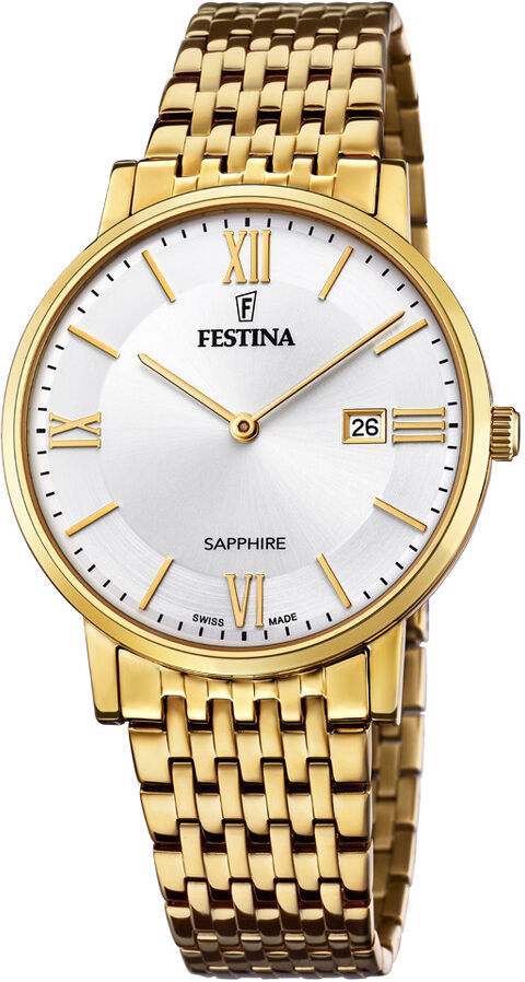 FESTINA Montre Festina homme acier dorÃ©- MATY