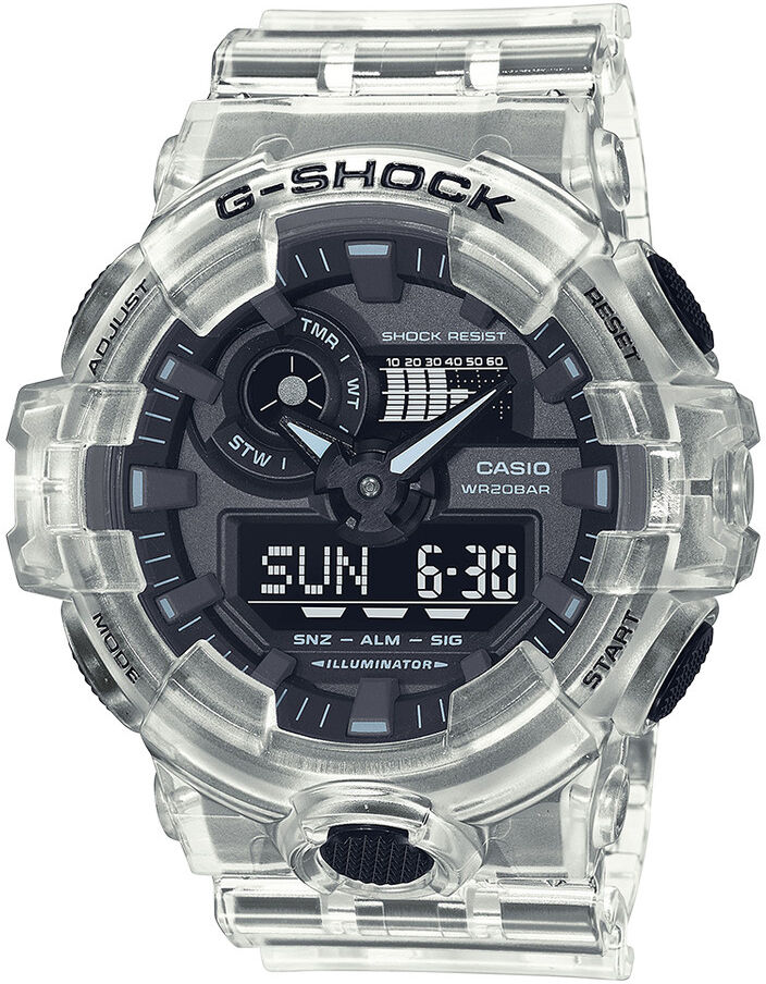 G-SHOCK Montre G-SHOCK homme rÃ©sine transparente- MATY