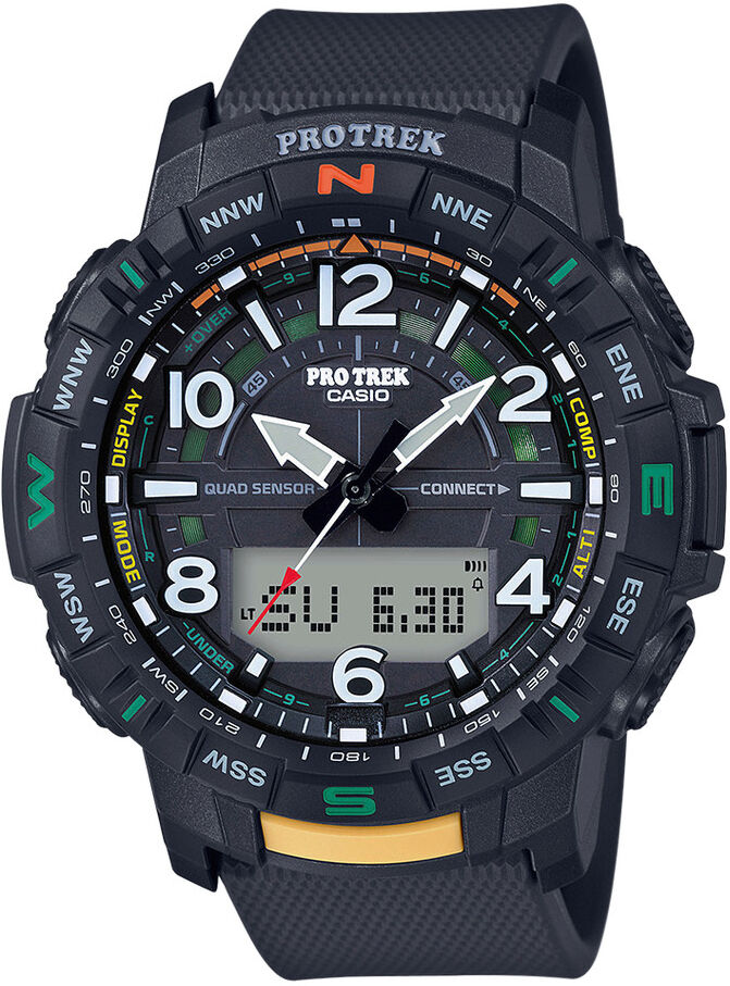 Casio PRO TREK CASIO Montre PRO TREK homme rÃ©sine noir- MATY