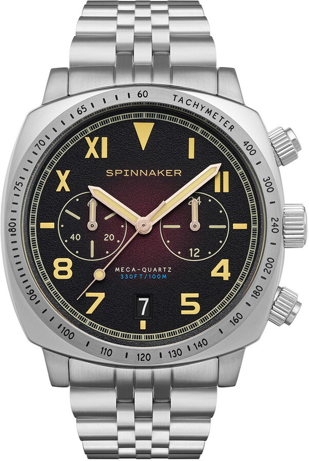 SPINNAKER Montre Spinnaker homme chronographe acier- MATY