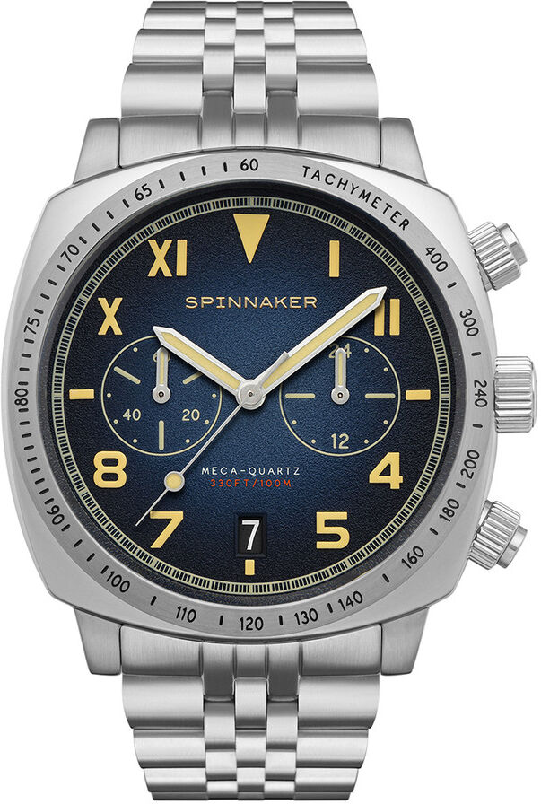 SPINNAKER Montre Spinnaker homme chronographe acier- MATY