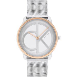 Calvin Klein Quarzuhr »Iconic Mesh 35 mm, 25200033«, Armbanduhr, Damenuhr,... silberfarben Größe