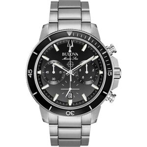 Bulova Chronograph »Marine Star, 96B272«, Armbanduhr, Quarzuhr, Herrenuhr silberfarben Größe