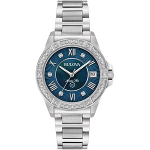 Bulova Quarzuhr »Marine Star, 96R215«, Armbanduhr, Damenuhr silberfarben Größe