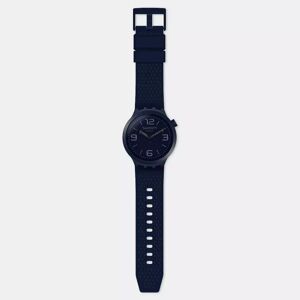 Swatch - Analoguhr, Big Bold, 47mm, Blau