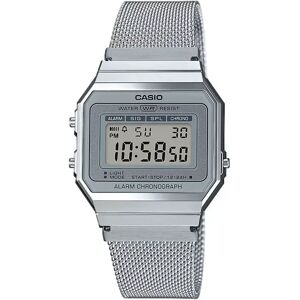 Casio - Digitaluhr, Vintage Iconic, 37mm, Silber