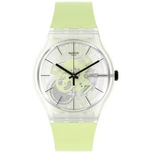 Swatch - Analoguhr, Green Daze, 41mm, Grün