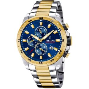 Festina - Chronograph Uhr, Chrono Sport, 36.5mm, Zweifarbig