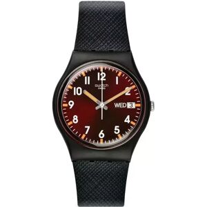 Swatch - Analoguhr, Sir Red, 34mm, Black