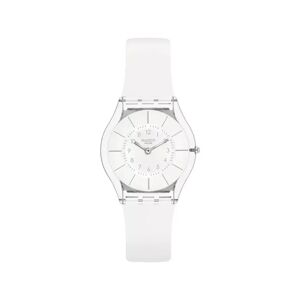 Swatch - Analoguhr,  White Classiness Again, 34mm, Weiss