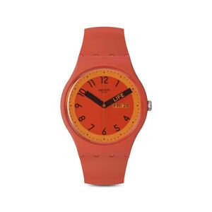 Swatch - Analoguhr, Proudly Red, 41mm, Rot