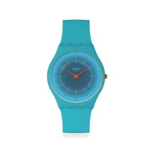 Swatch - Analoguhr, Radiantly Teal, 34mm, Blau