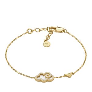 Emporio Armani Armbanduhr - Brass Components Bracelet - Gr. M - in Gold - für Damen