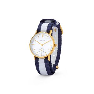 Tchibo - Quarz-Armbanduhr aus Edelstahl - Weiss Glas   female