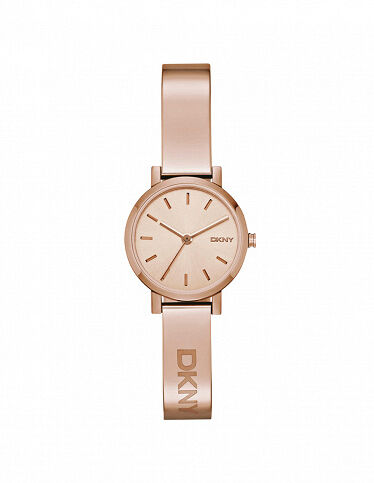 DKNY Damenuhr aus Edelstahl, roségold