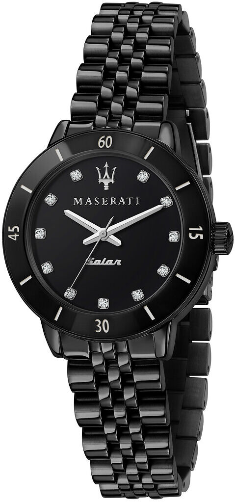 MASERATI Solar-Uhr damen SCHWARZ