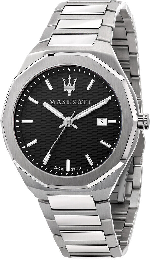 MASERATI Quartz-Uhr Stile SCHWARZ