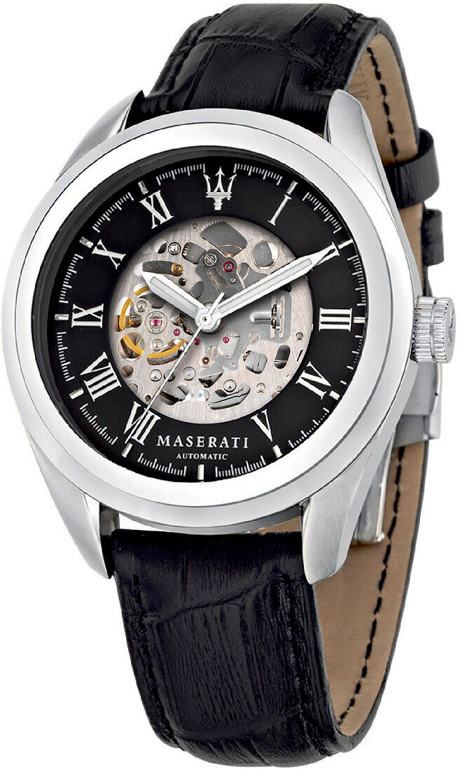 MASERATI Automatische Uhr Traguardo SCHWARZ