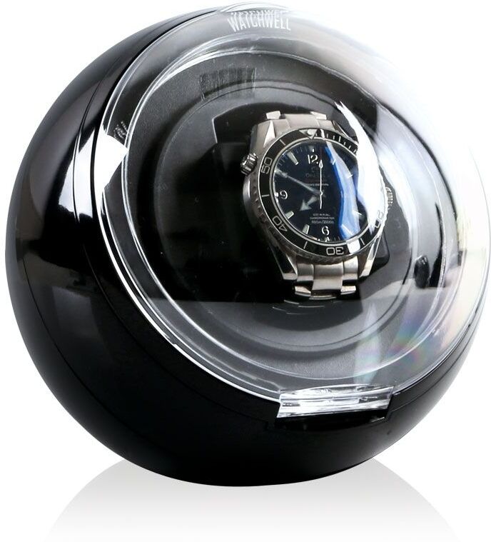 Watchwell Uhrenbeweger Globe V1 - Schwarz