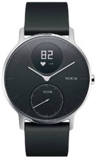 Nokia Steel HR 36mm - Smartwatch Silber/Schwarz