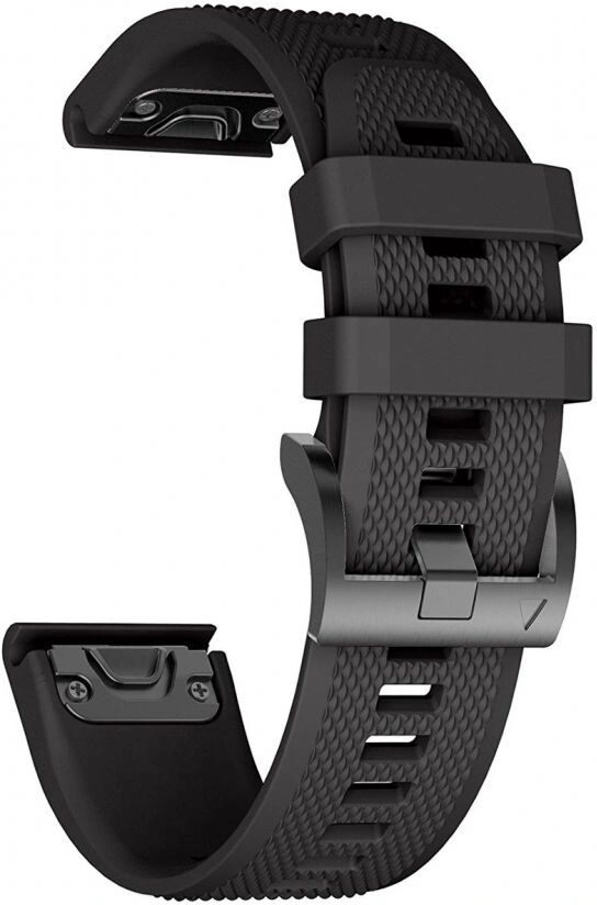 Tech-Protect Řemínek pro Garmin Fenix 5 / 6 / 6 PRO / 7 - Tech-Protect, Smooth Black