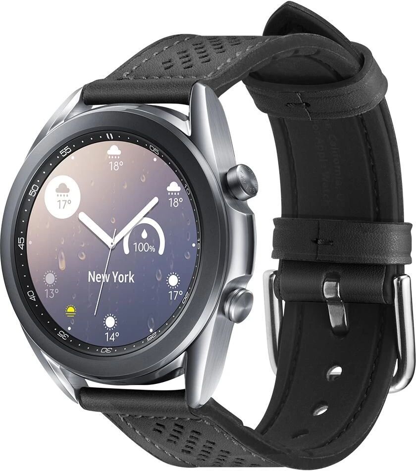 Spigen Řemínek pro Samsung Galaxy Watch 40mm / 41mm / 42mm / 44mm / 46mm - Spigen, Retro Fit Black