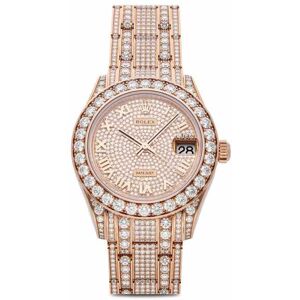 Rolex Pre-owned Datejust Pearlmaster Armbanduhr 34mm - Rosa Einheitsgröße Female