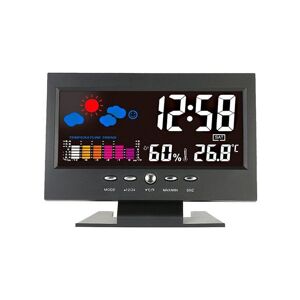 NORTHIX Digitale LED-Uhr, Alarm, Temperatur und Datum