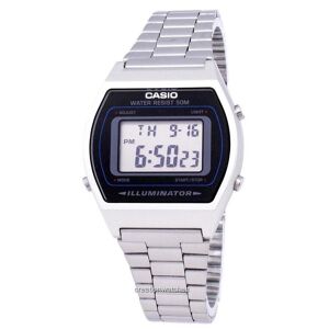 Casio Digital Quartz Stainless Steel Illuminator B640wd-1avdf B640wd-1av Unisexuhr