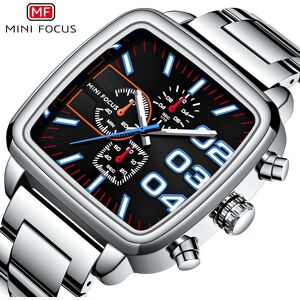 Mini Focus Top Marke Luxus Mit Box Männer Uhr Multi-Funktionale Uhr Wasserdicht Stahl Gürtel Männliche Quarzuhr Männer Quarz Uhren