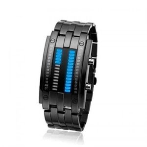 Hod Health&home Kreative Uhren Led Mode Armbanduhren Liebhaber Paar Digitale Wasserdichte Uhr Für Männer Frauen Schwarz